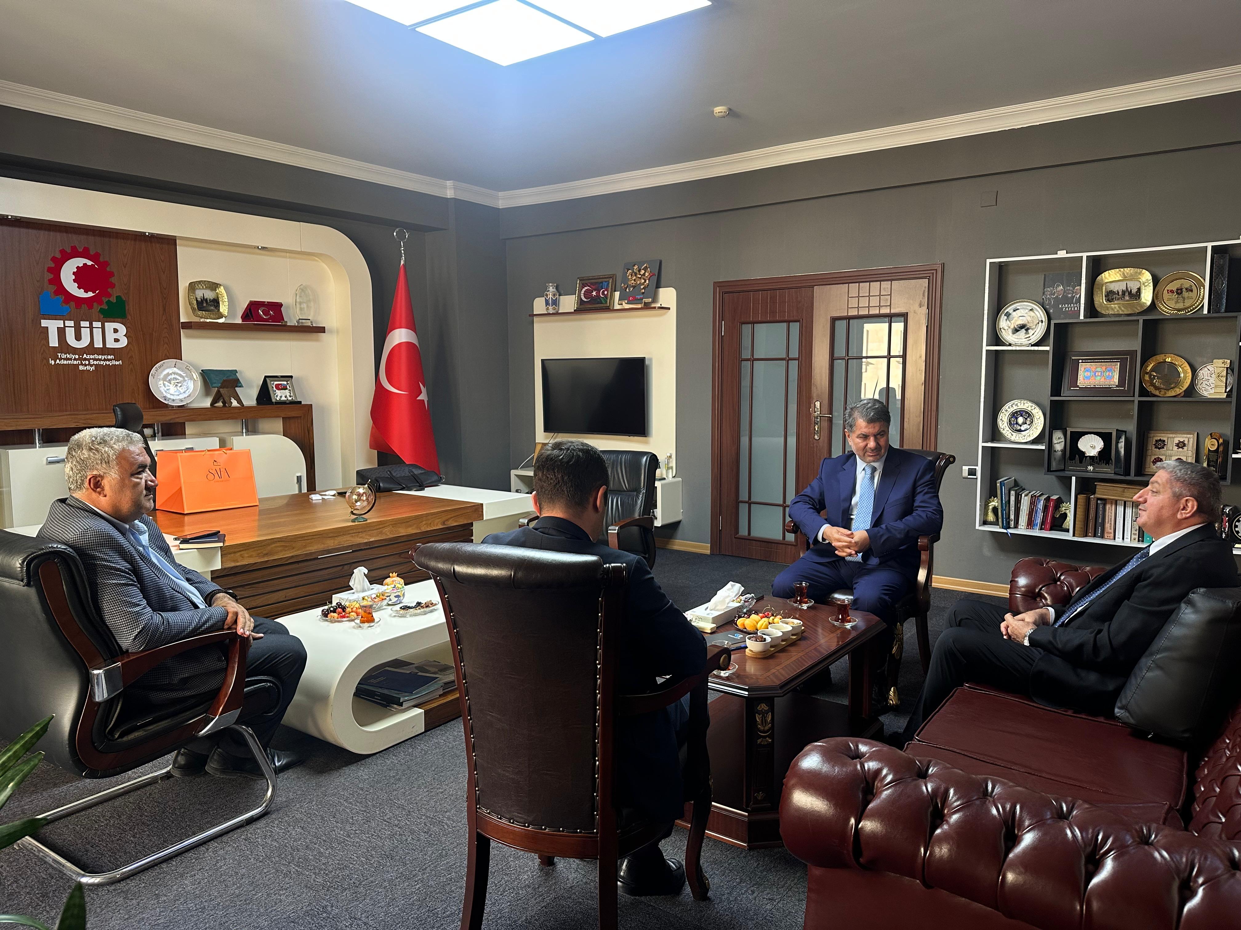 TİKA Bakı Proqram Koordinatoru Mahmut Ağırman TÜİB-i ziyarət edib